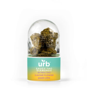URB SAUCY THC DIAMONDS (D8 + THCA + THCH) 7GM CAVIAR FLOWER
