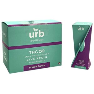 URB THC INFINITY LIVE RESIN (2GM) DISPO 6CT/ BOX