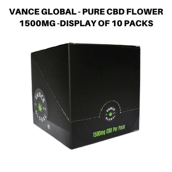 VANCE GLOBAL PURE BLACK HEMP CIGARETTE 10PACK