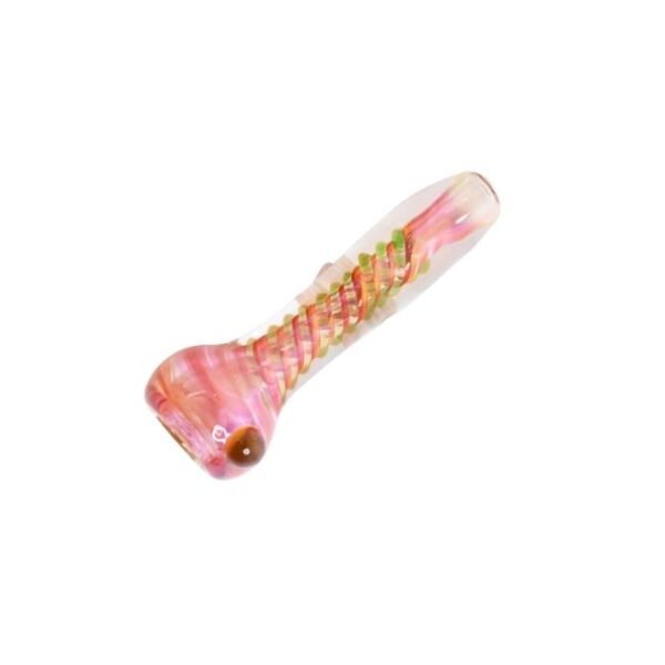 3 INCH GLASS FRUYT DICORE DESIGN CHILLUM ASSORTED COLORS "VCH58"