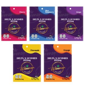 WISCONSIN HOMEGROWN DELTA 9 200MG GUMMIES 5CT/PACK