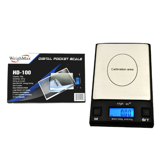 WEIGHMAX DIGITAL POCKET SCALE HD100 (100G x 0.01G)