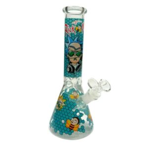 10" RICK & MORTY DESIGN WATER PIPE