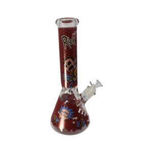 14" GLASS RICK & MORTY BEAKER WATER PIPE