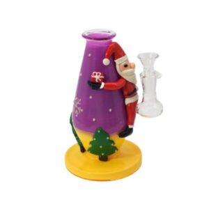 8" FANCY SANTA CLAUSE WATER PIPE