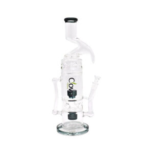 CLOVER GLASS 18" PERC DESIGN HEAVY DUTY WATER PIPE