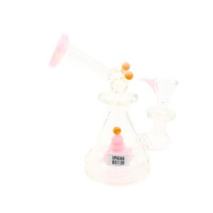 7" BELL HAMMER MILKY DESIGN WATER PIPE