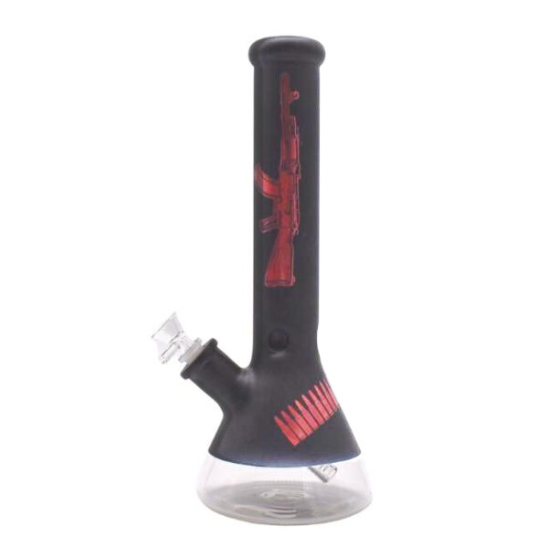 SMOQ 16" AK47 DESIGN BEAKER WATER PIPE