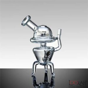 LOOKAH GLASS 12" TABLE LEG DESIGN RECYCLER WATER PIPE