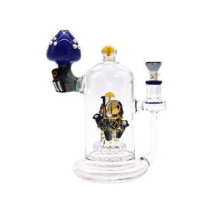 LOOKAH GLASS 12" OWL HEAD DESIGN GLASS WATER PIPE