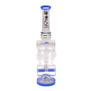 LOOKAH GLASS 16" TANK WITH PERK DESIGN WATER PIPE