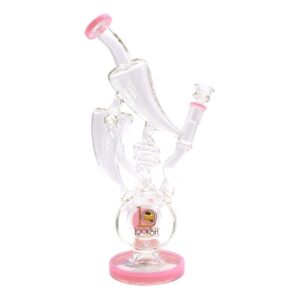 LOOKAH GLASS 16" RECYCLER WATER PIPE