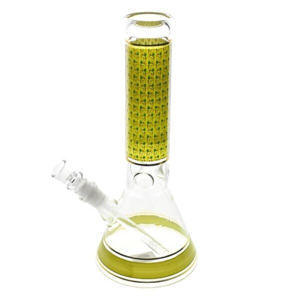 12 INCH BAKER WITH ICE CATCHER GLASS WATER PIPE ASSORTED COLORS "WPHRM110"