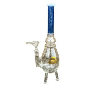 ILLUMINATI GLASS 12" TRIPOD PERC DESIGN WATER PIPE