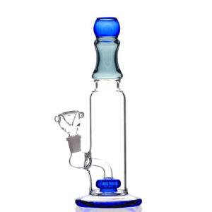 9 INCH GLASS HORILIX BLIES DESIGN WITH SLOBE INLINE SHOWERHEAD PERC WATERPIPE "WPVAP128"