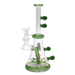 SMOQ 8" GLASS WATER PIPE