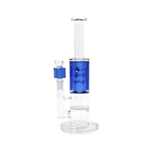 12" PERC DESIGN WITH ASH CATCHER GLASS WATER PIPE