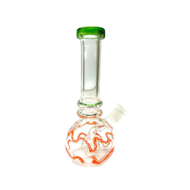 8" GLASS WATER PIPE