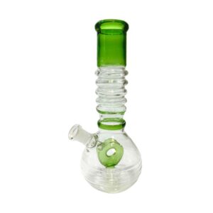 8" TWISTED TUBE BEAKER GLASS WATER PIPE