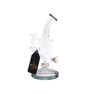 SMOQ GLASS 12" BEND NECK DESIGN WATER PIPE