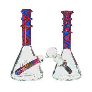 SMOQ AMERICAN MADE BOROSILICATE GLASS WATERPIPE