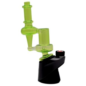 SMOQ GLASS PUFFCO PEAK/PRO (GREEN FLUORESCENT COLOR)