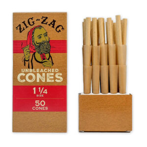 ZIG ZAG UNBLEACHED CONES 50 CONES