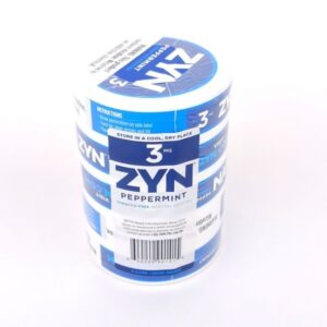 ZYN NIC  5 CANS / PACK  15 Pouches Per Can