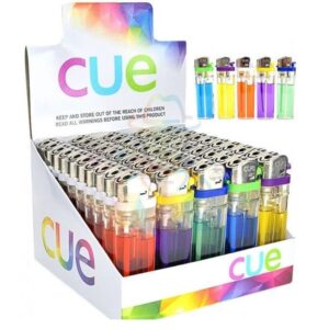 CUE CHEAP DISPOSABLE LIGHTER  50CT/DISPLAY  (ZY-2C)