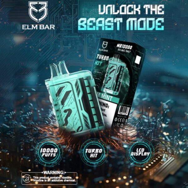 ELM BAR MB10000 5% DISPOSABLE (75ML) 10K PUFFS 5CT/ BOX
