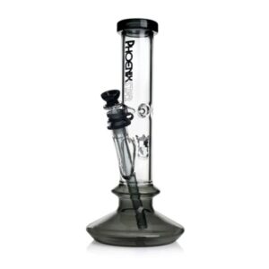 PHOENIX GLASS LONG TUBE BEAKER WATER PIPE 14 INCHES