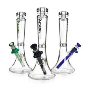 PHOENIX STAR 12" HELIX BEAKER WATER PIPE WITH ICE CATCHER