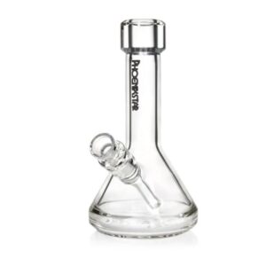 PHOENIX STAR 6" SMALL BEAKER WATER PIPE WITH THICK MOUTH & HEAVY BASE