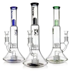 PHOENIX 13.5" TRIPLE PERC BEAKER WATER PIPE
