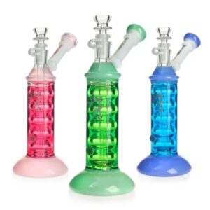 PHOENIX 10.5" COLORED GLYCERIN WATER BUBBLER