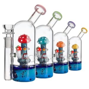 PHOENIX 7.5" MUSROOM DESIGN PERCOLATOR WATERPIPE