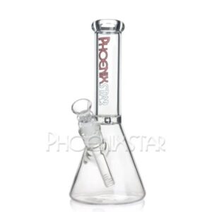 PHOENIXSTAR CLEAR BEAKER WATER PIPE 10 INCHES
