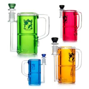 PHOENIX STAR WINE GLASS WATER PIPE WITH GLYCERIN 6 INCHES