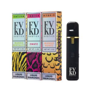 FVKD EXOTICS LIQUID DIAMONDS 3.5GM DISPO 6CT/ BOX
