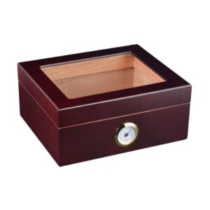 HANDMADE WOODEN CIGAR HUMIDOR BOX