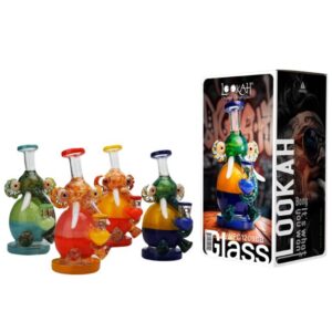 LOOKAH GLASS 8'' ELEPHANT SHAPE FANCY WATER PIPE