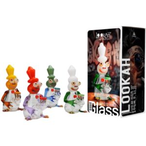 LOOKAH GLASS 8'' FANCY CHARACTER WATER PIPE