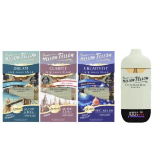 MELLOW FELLOW DESTINATION BLEND 5ML DISPOSABLE VAPE 6CT/DISPLAY