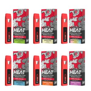STRAIGHT HEAT WHOLE PLANT FLASH FROZEN EXTRACT TOTAL THC 85% 1GM DISPO 5CT/ BOX
