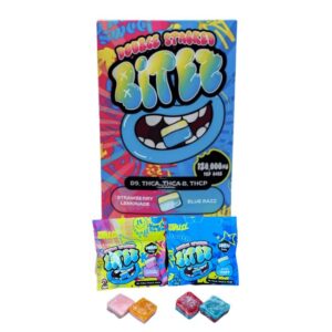 DOUBLE STACKED BITEZ D9+THCA+THCA-B+THCP 2000MG/PK 2CT/PK 60PK/ BOX