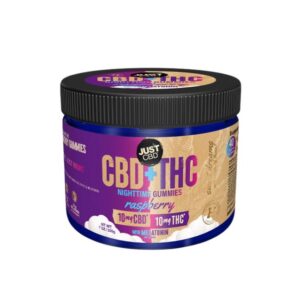 JUST CBD + THC NIGHT TIME GUMMIES WITH MELATONIN 40CT JAR