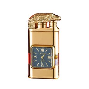 FANCY DESIGN LIGHTER WITH CLOCK