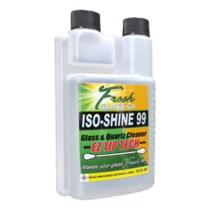 FRESH GLASS CO ISO SHINE 99 GLASS & QUARTZ CLEANER WITH EZ TIP TECH BOTTLE 16FL OZ