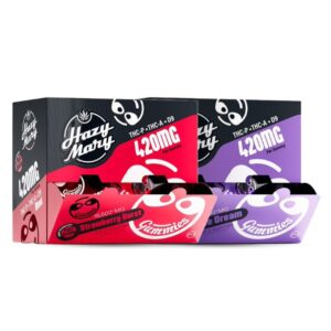 HAZY MARY THC-P + D9 BLEND 16,500+MG 2PK GUMMIES 20CT/ BOX