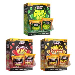 LOOPER THCA LIVE BADDER D9 + HHC + D8 GUMMIES 500MG X 2PK 25CT/BOX